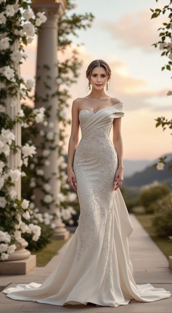 Turkish Wedding Dresses with Hijab