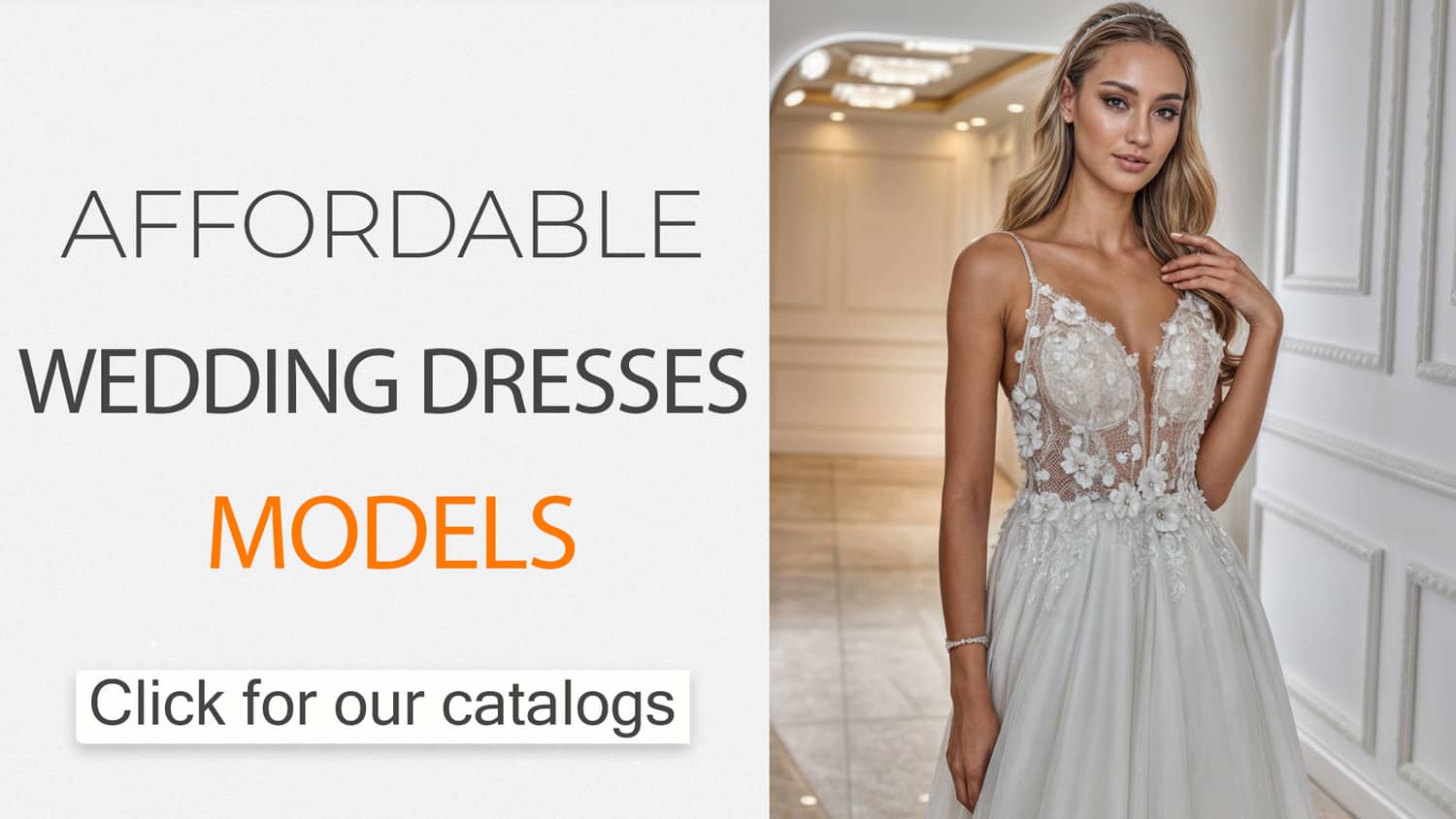 affordable wedding dresses models