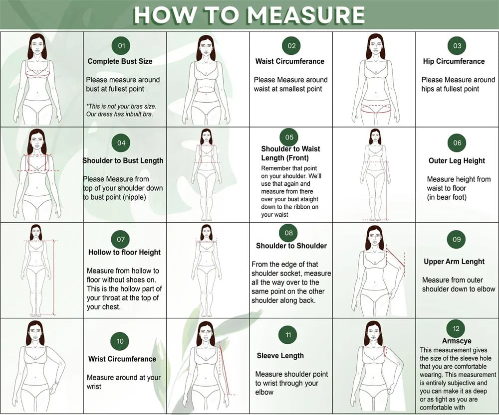 How to Take Wedding Dress Measurements