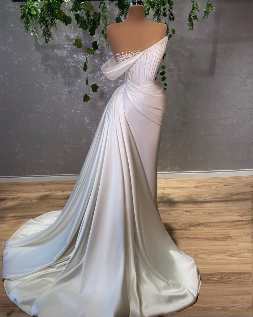 Cheap Custom Wedding Dress with Sleeves