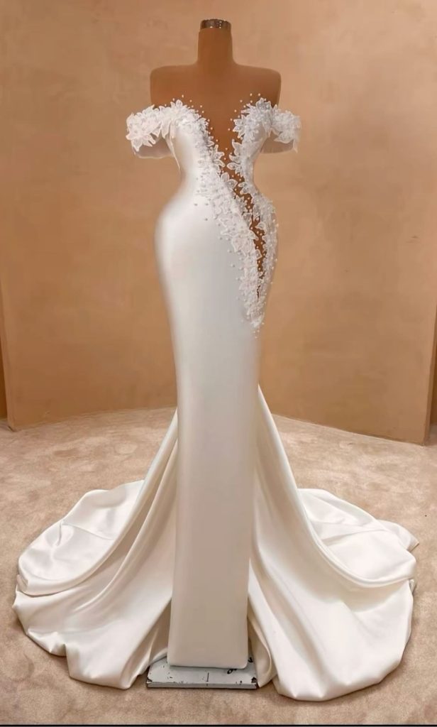 Cheap Lace Wedding Dress İstanbul Sleeves