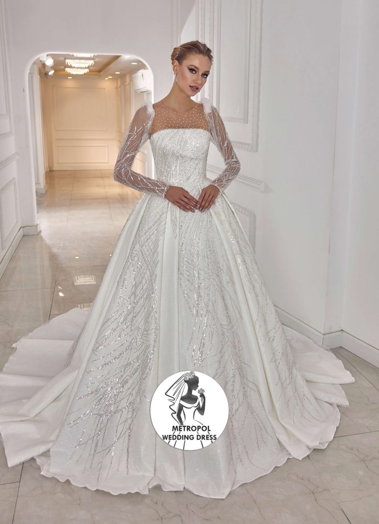 Bridal Gowns with Detachable Trains Turkey Best 3 Models By Metropol Wedding Dress