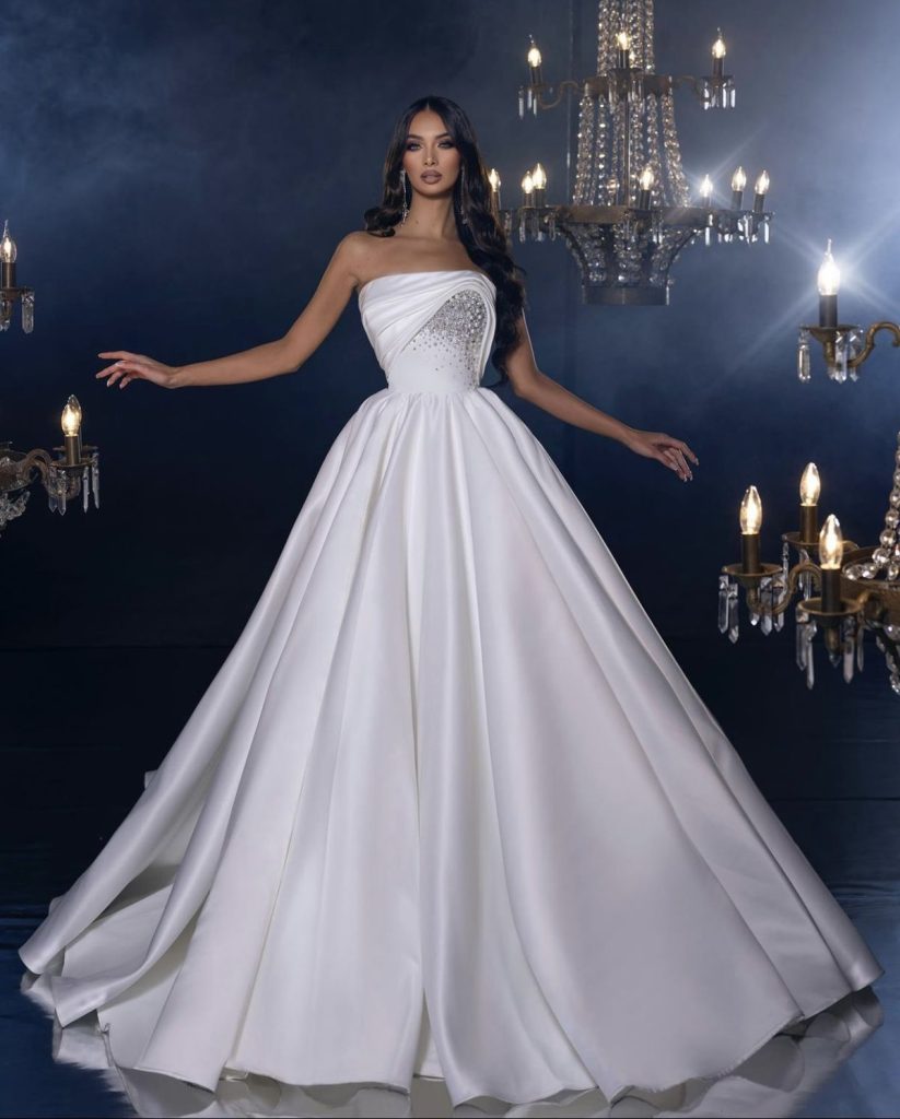 Tendances actuelles en matière de tissus pour robes de mariée