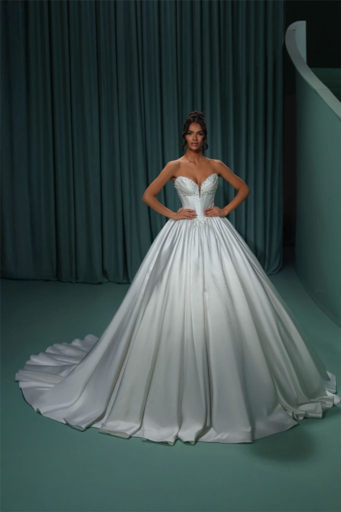 Luxuriöse Hochzeitskleider in Massanfertigung Perfektion für Ihren großen Tag 2 Das Herzstuck luxurioser Hochzeitskleider