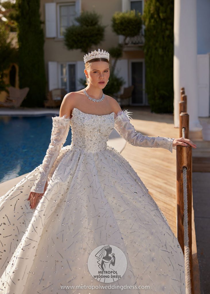 Robe de mariée luxe de Turquie à Paris