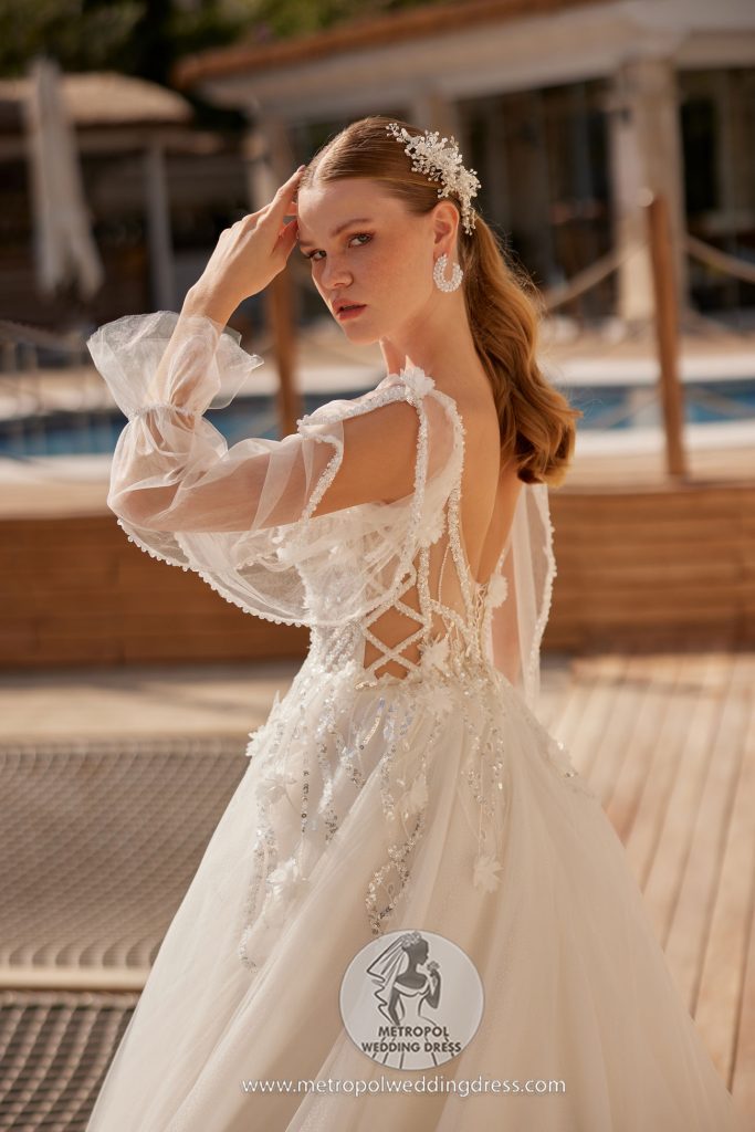 Designer Brautkleid nach Foto 3 Brautkleid umschneidern vorher nachher