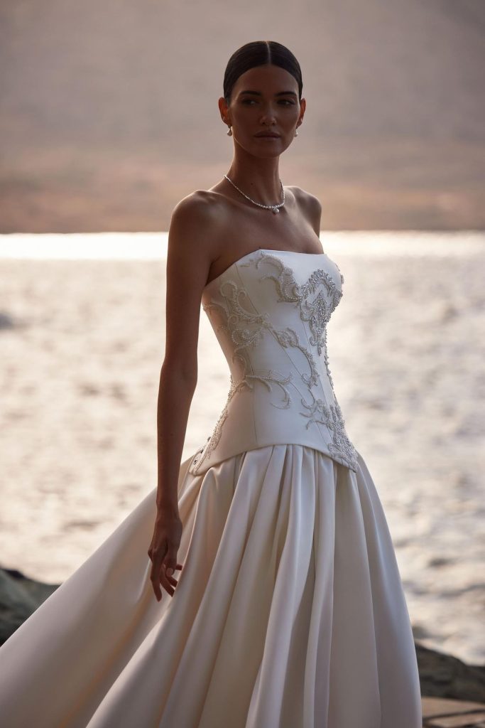 Elegante Meerjungfrau und A Linie VIP Brautkleider 2 Brautkleider A Linie Spitze