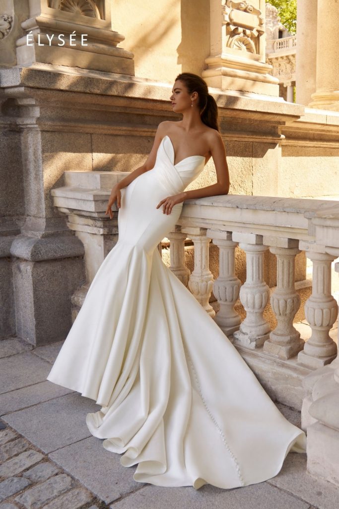 A Line Minimalist Wedding Dresses 1 A Line Minimalist Wedding Dresses 1