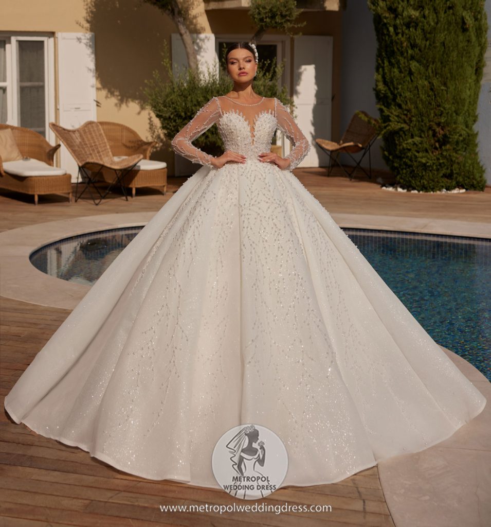 Robe de mariée princesse avec traîne 2 Tendances 2026 pour la robe de mariee princesse