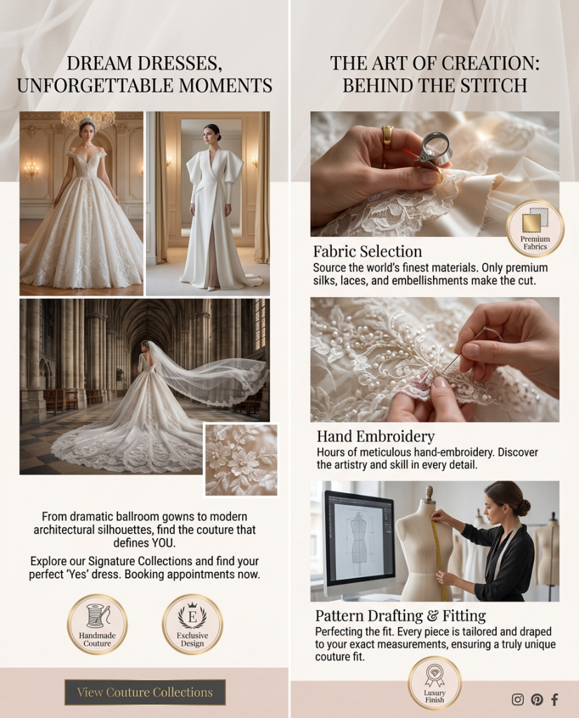 Luxury Bridal Gowns Paris