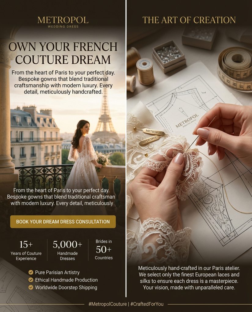 Paris Couture Bridal Gowns