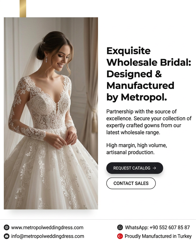 custom handmade bridal gowns with elegant details