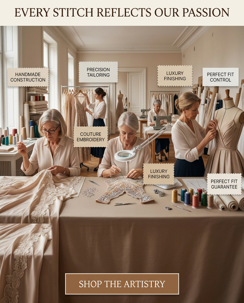 luxury bespoke bridal atelier for Dubai brides
