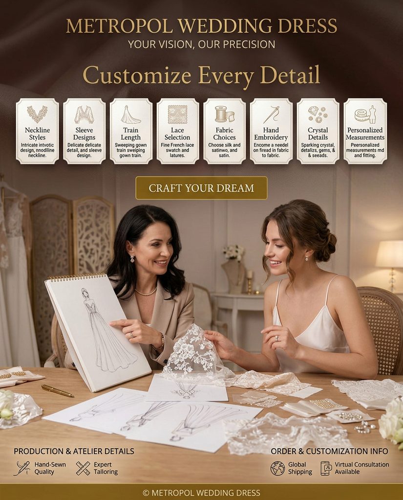 unique custom bridal dress ideas Netherlands