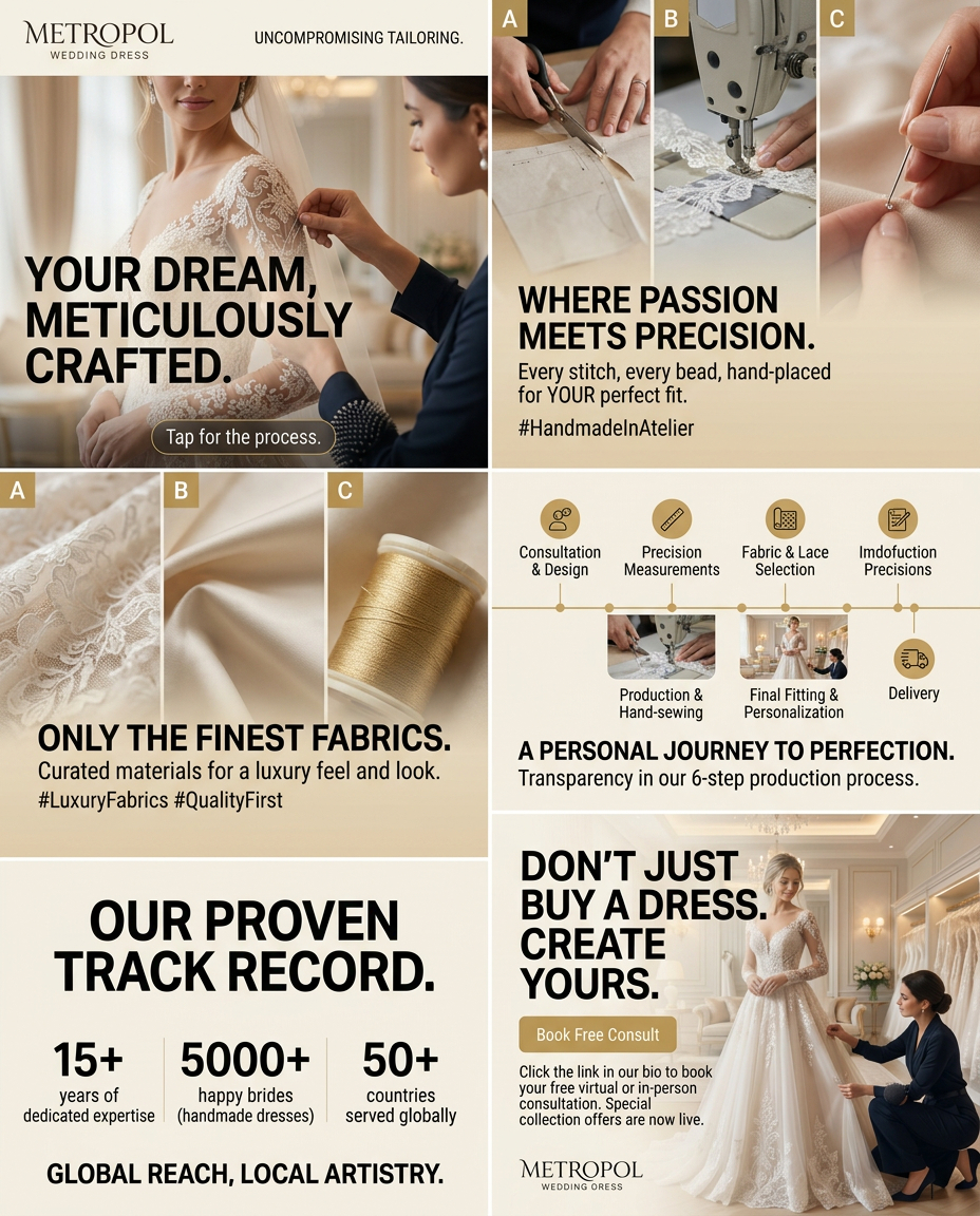 Made to Measure Long Sleeve Wedding Dresses for Every Season 1 Made to Measure Long Sleeve Wedding Dresses
