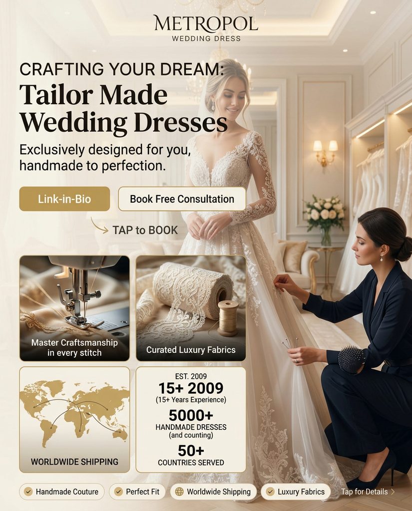 Bespoke vs Made-to-Measure Wedding Dresses 1 difference between bespoke and made-to-measure wedding dresses