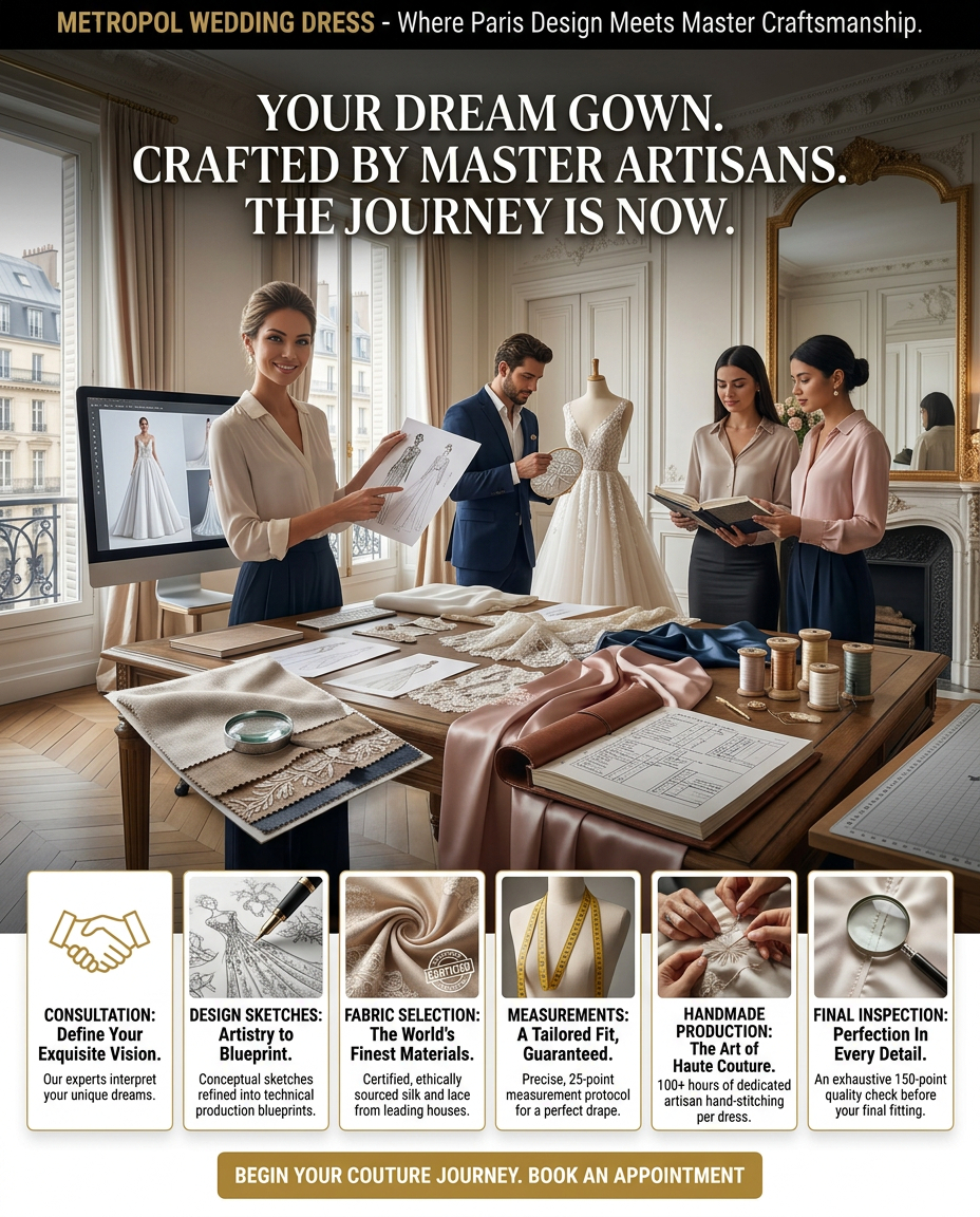 difference between made-to-measure and custom wedding dresses